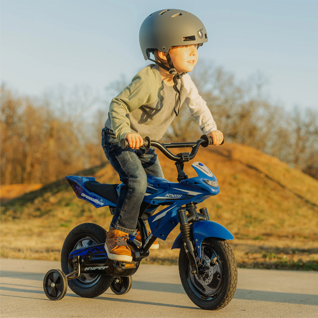 Vélo Hyper Speed 12, Vélo pour enfant ; Enfants de 2 à 4 ans, Bleu, Groupe de personnages : Speed
