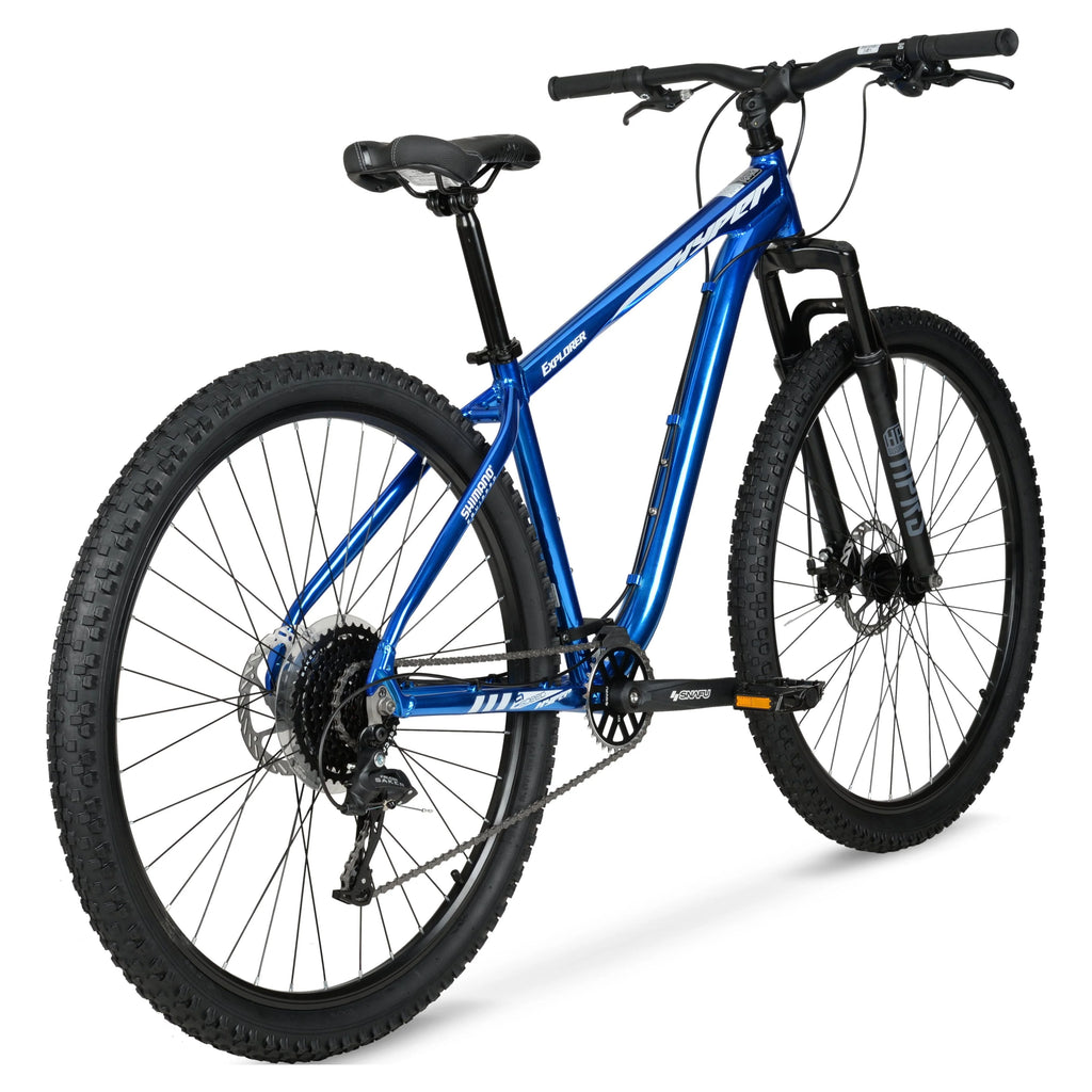 Vélo tout-terrain Hyper Bicycle Men's 29 Explorer, cadre rigide, bleu
