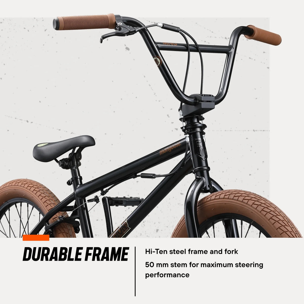 Vélo BMX Freestyle Mongoose Legion L20, Roue de 20 po, Dès 8 ans, Bleu