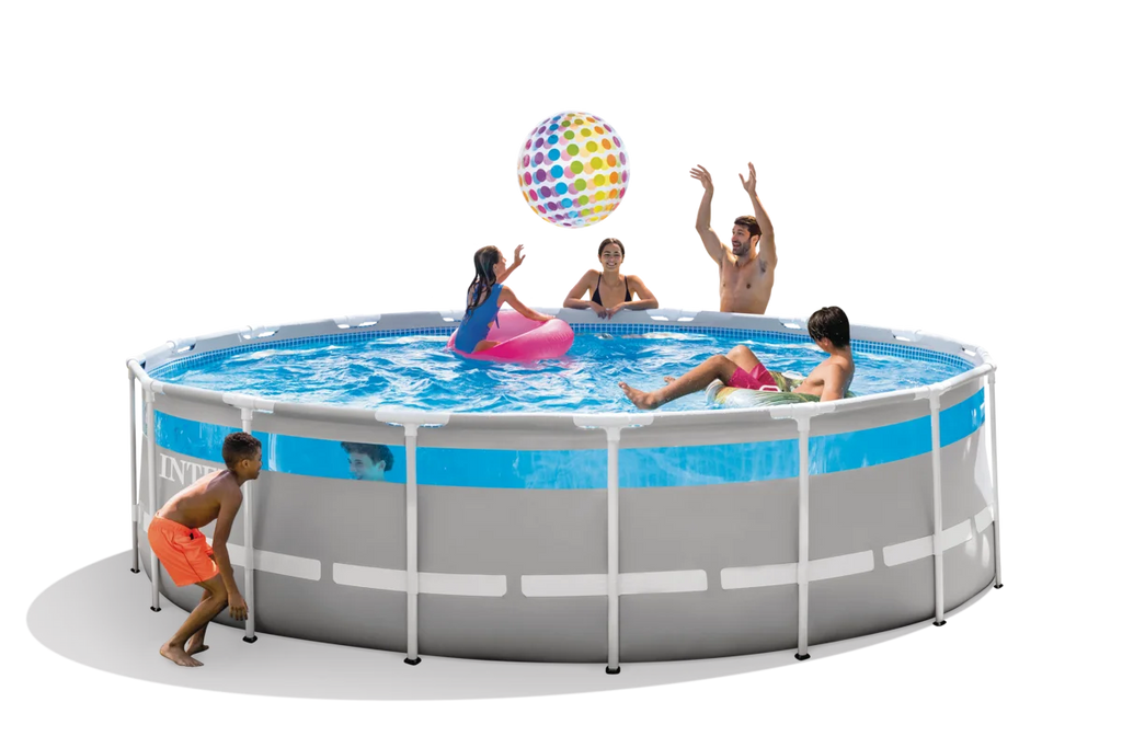 Ensemble piscine hors sol Intex Clearview 17' x 48' à structure Prism avec pompe