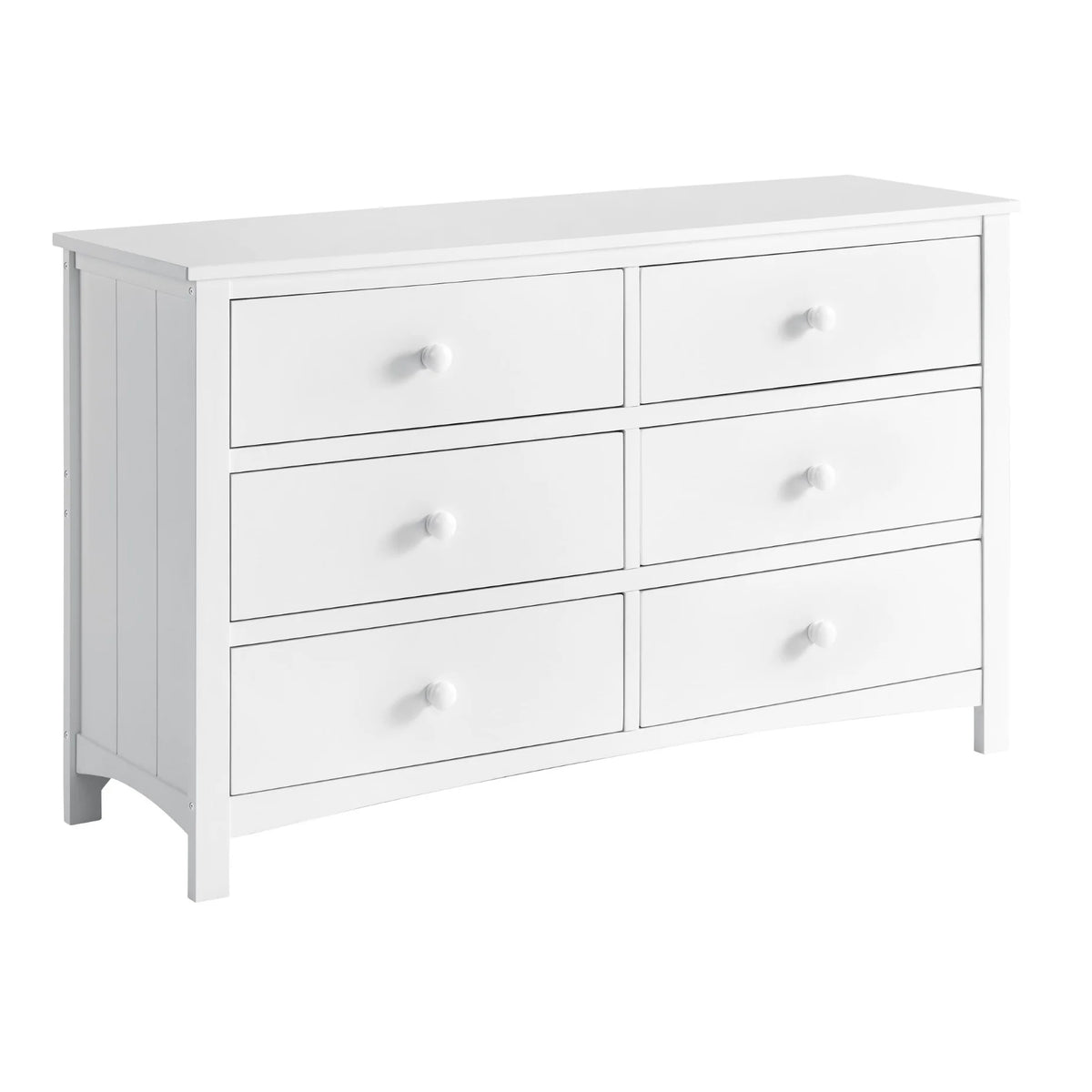 Commode universelle à 6 tiroirs Oxford Baby, blanc neige