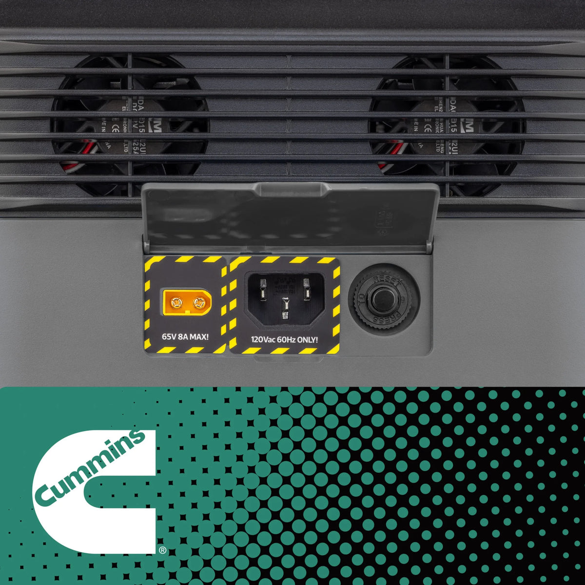 Station d’alimentation portable et générateur solaire à charge rapide Cummins 1008 Wh / 3 000 W de crête, prise CA à onde sinusoïdale pure, batterie lithium de secours (panneau solaire non inclus)