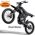 GT73 Electric Bike for Adults, 2000W UL 2849 Electric Dirtbike with 25 Motorcycle Tires,48V36.4AH Dual Battery EBike, Max 37 mph & 85 mile Long Range, Dual Hydraulic Brakes & Full Suspension