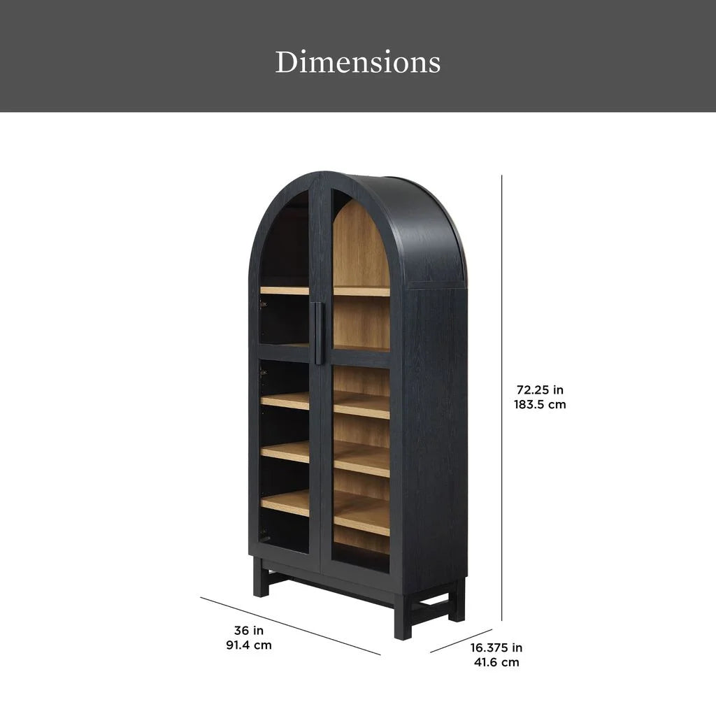 Meuble d'appoint à arche Juliet de Better Homes & Gardens, finition noire