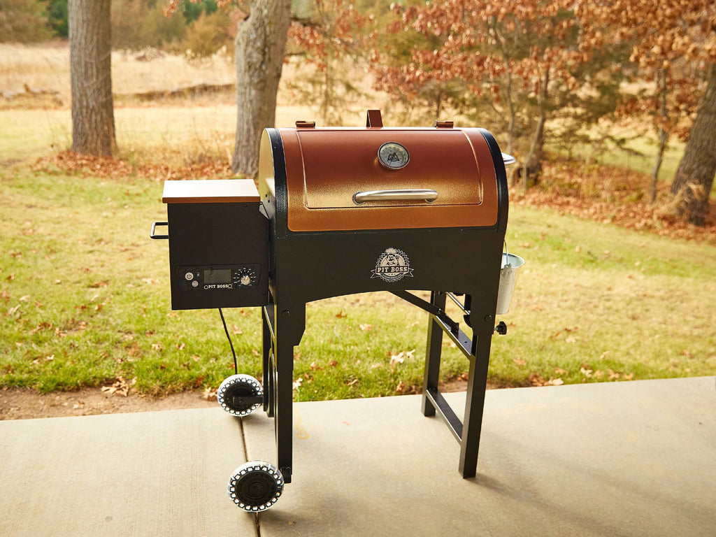 Pit Boss 340 po² Barbecue à granulés portable avec hayon et pieds pliables