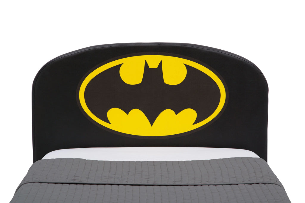 Lit simple rembourré Batman DC Comics de Delta Children, noir