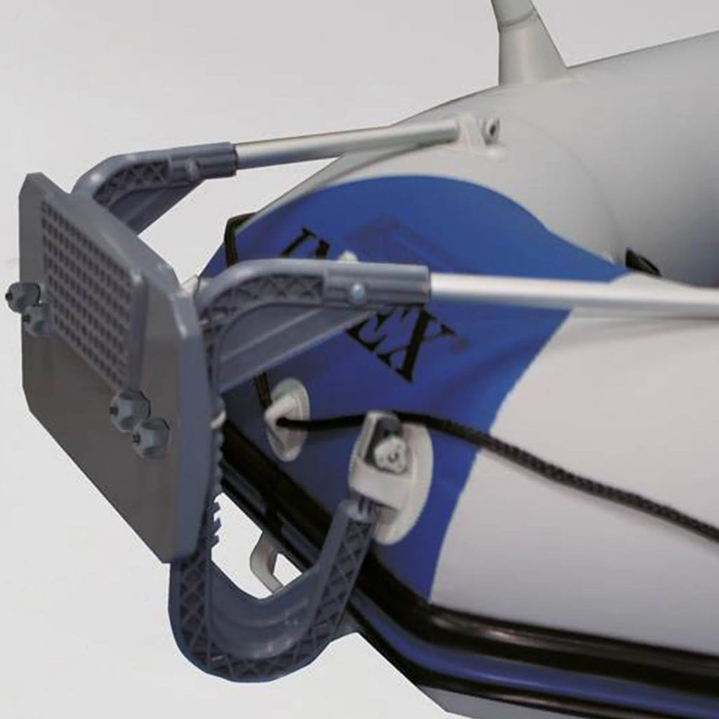 Bateau de pêche gonflable Intex Excursion pour 5 personnes avec support de moteur en composite
