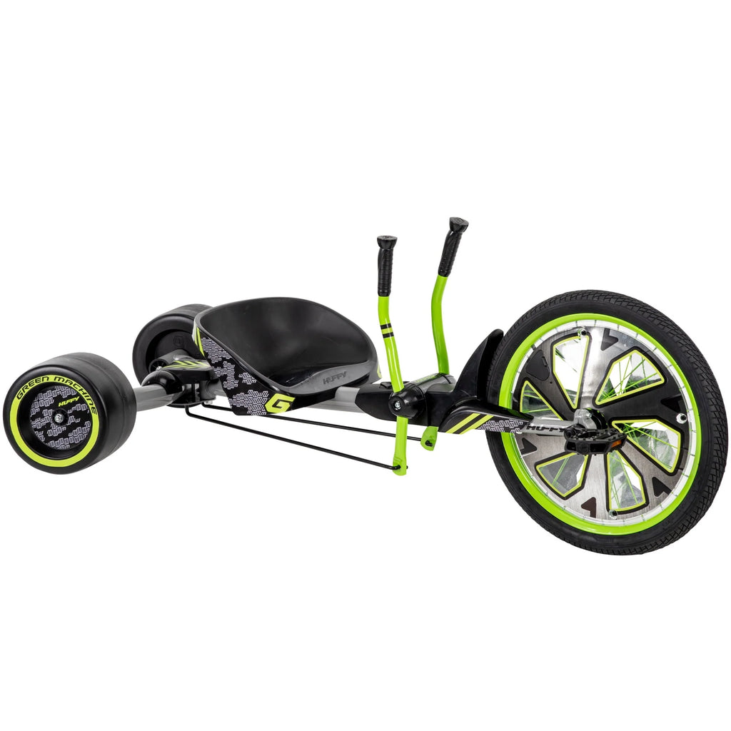 Tricycle Huffy Green Machine à 3 roues de 20 pouces, vert et gris