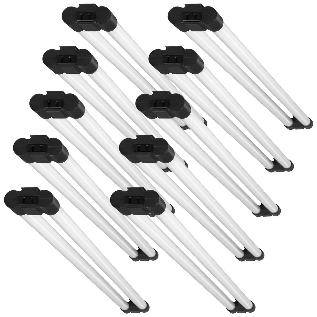 Lot de 10 lampes d’atelier à LED BENTISM, 4 pi, 40 W, raccordables, 4 500 lm, montage en saillie ou suspendu, 59 po, avec cordon d’alimentation et interrupteur marche/arrêt, pour garage, entrepôt, atelier à domicile ou bureau