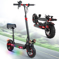 MIWEN Trottinette électrique tout-terrain 11'' pour adulte avec siège, moteur 1200W, vitesse jusqu'à 34MPH, autonomie 30-34Miles, trottinette électrique rapide 48V 21Ah pliable