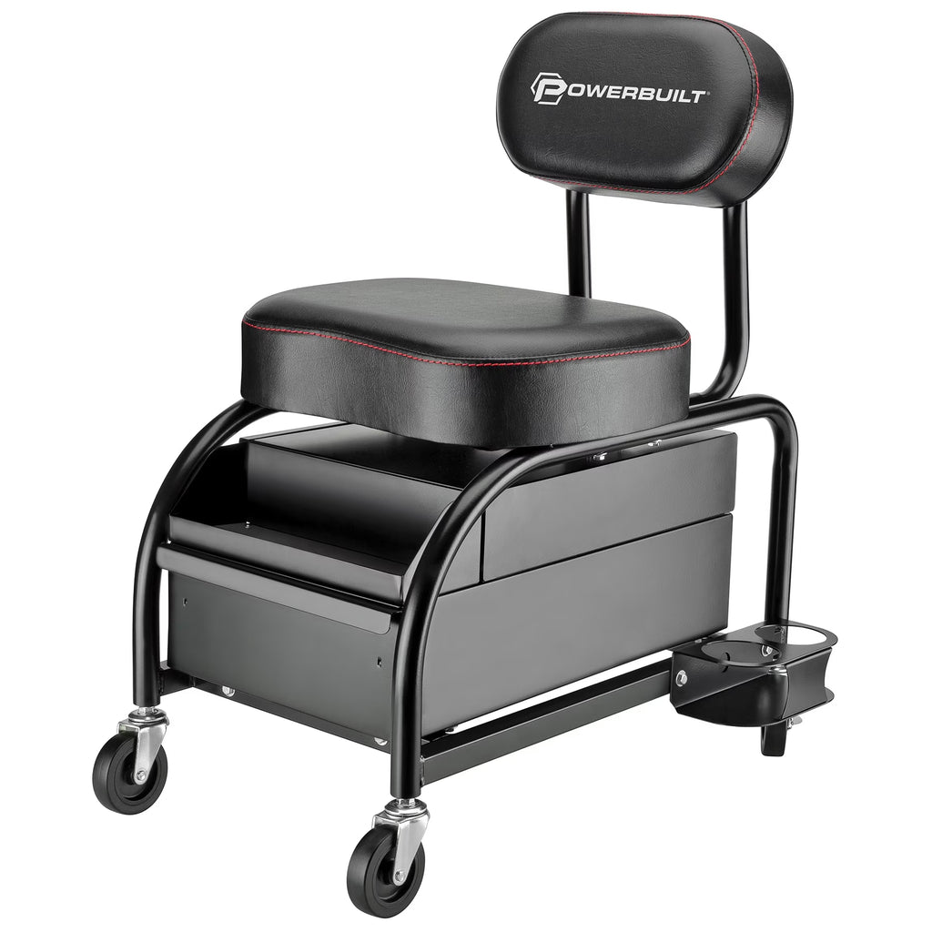 Siège à roulettes pour esthethique automobile Powerbuilt Professional - 240299
