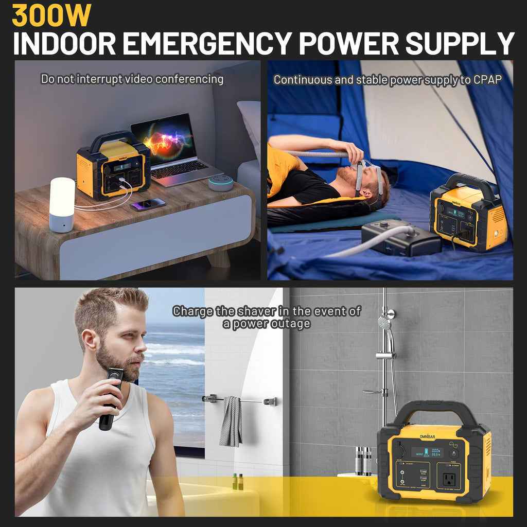 Station d’énergie portable Mondawe 1 000 W, générateur solaire 1 024 Wh avec prise CA pour la maison, le camping et les urgences