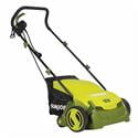 Aérateur de pelouse électrique Sun Joe de 12,6 pouces + scarificateur avec sac de ramassage, 12 A