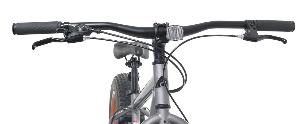 Vélo à pneus larges Ozark Trail, roues de 26 pouces, convient aux adolescents et aux adultes mesurant entre 1,58 m et 1,78 m, unisexe, gris