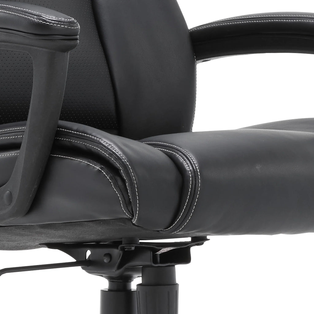 Chaise de bureau Serta Connor en microfibre gris clair
