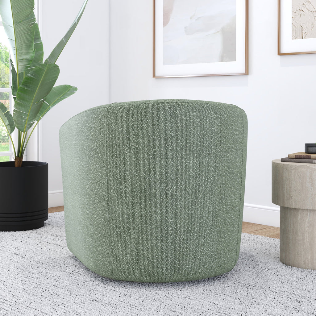 Fauteuil d'appoint pivotant en bouclé Mainstays, taupe