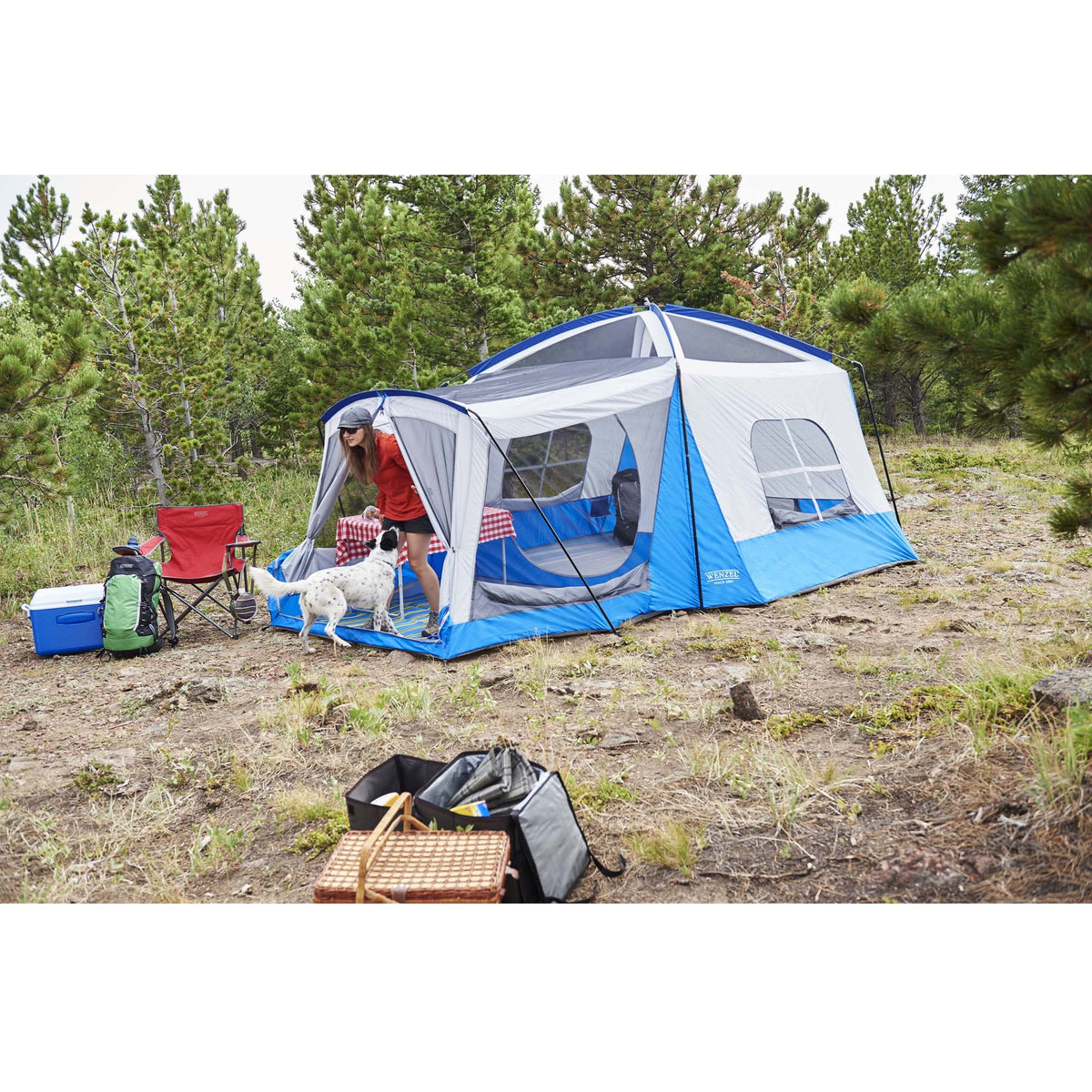 Tente de cabane Wenzel Klondike pour 8 personnes, 16' x 11'