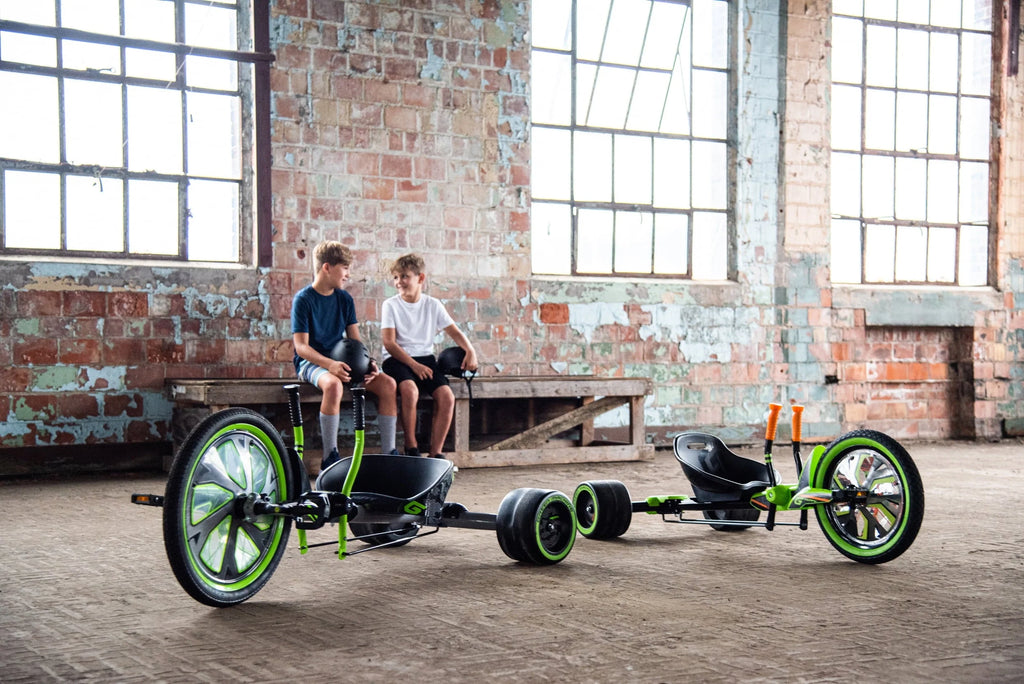Tricycle Huffy Green Machine à 3 roues de 20 pouces, vert et gris