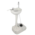 Évier de camping portable avec station de lavage des mains