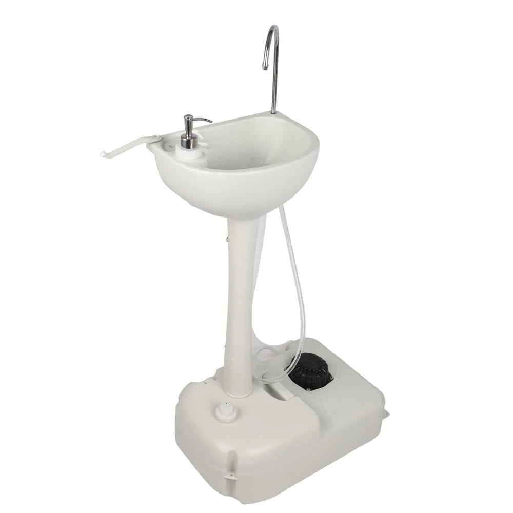 Évier de camping portable avec station de lavage des mains