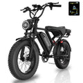 Vélo électrique AOVOPRO AP20 pour adultes, pneus larges 20 x 4,0, vélo tout-terrain 750 W, VTT électrique 48 V 15,6 Ah UL2849