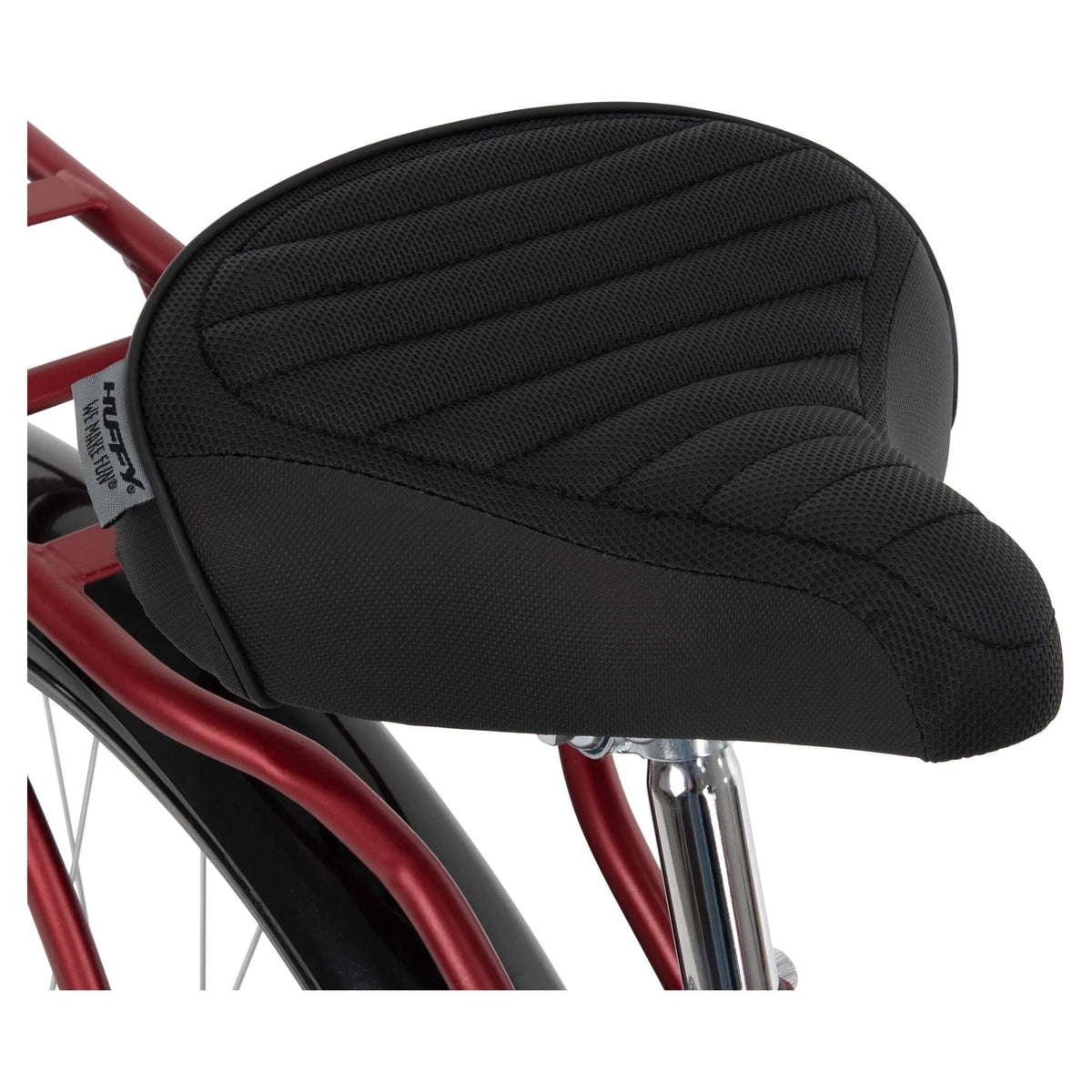 Vélo de plage Huffy Nel Lusso 26 pouces, panier, porte-bagages, rouge, dès 12 ans
