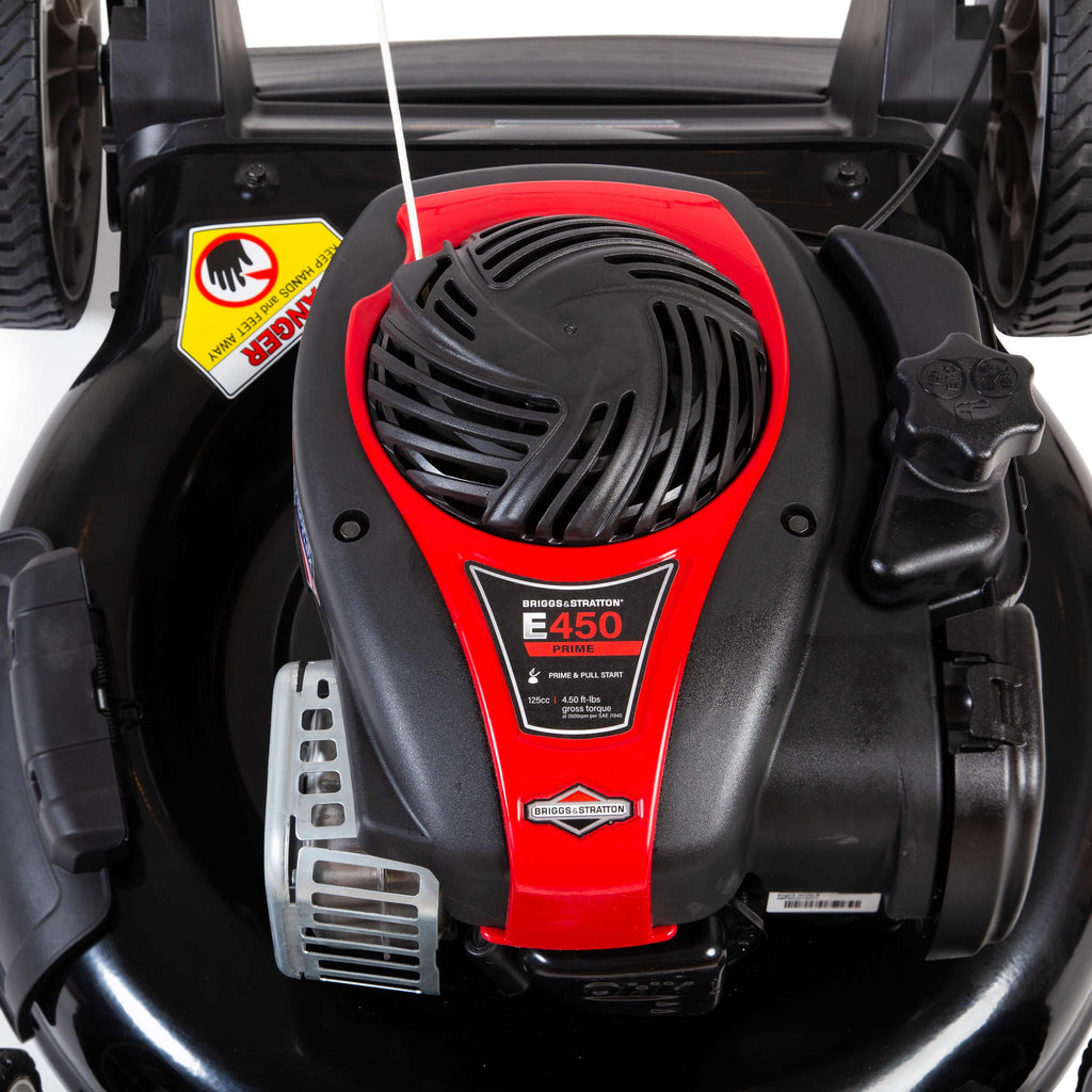 Tondeuse à gazon autotractée Black Max de 21 pouces, moteur Briggs & Stratton de 125 cc