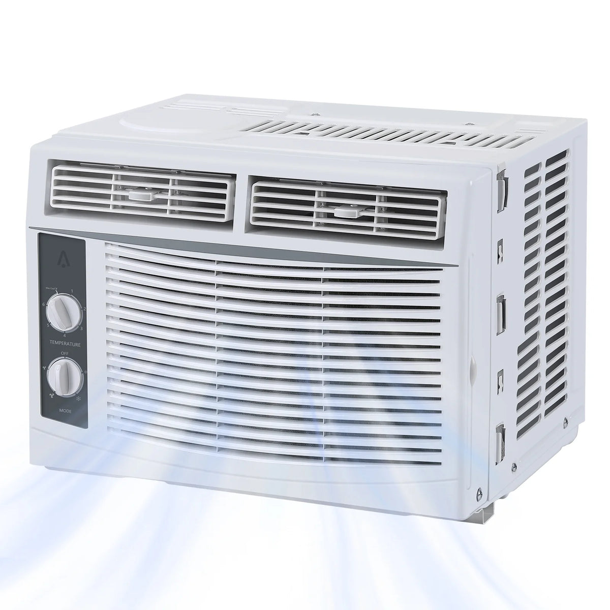 Climatiseur de fenêtre Danolapsi 5 000 BTU, unité de climatisation avec commandes mécaniques faciles à utiliser et filtre réutilisable, refroidissement efficace pour les petites surfaces, refroidit jusqu’à 150 pi², 110-115 V