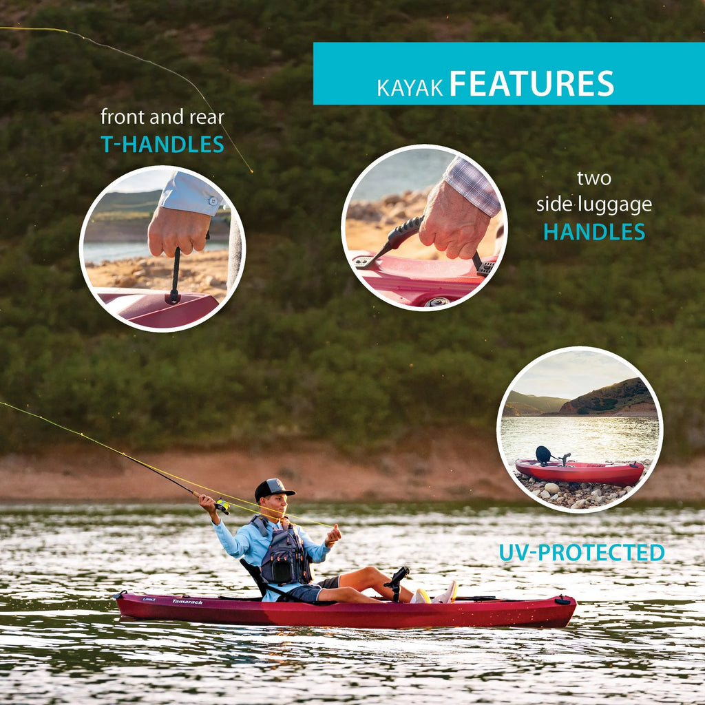 Kayak de pêche Lifetime Tamarack Angler 10 pi, Volcano Fusion (91340)