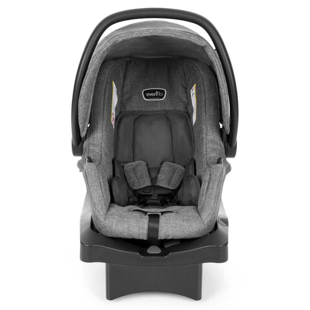 Système de voyage modulaire Evenflo Omni Plus avec siège auto pour bébé LiteMax Sport, gris Mylar, unisexe