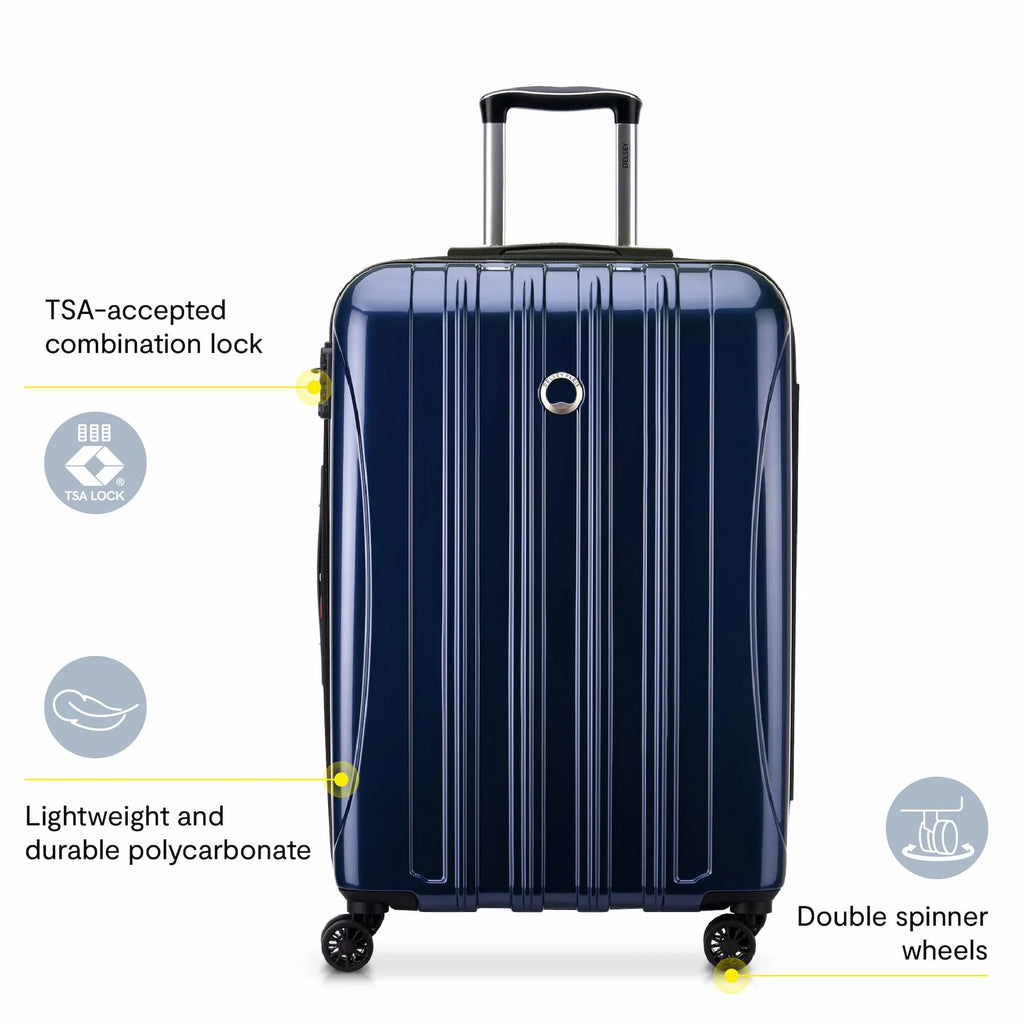 DELSEY PARIS Helium Aero 29 Valise Rigide Extensible à 4 Roulettes Enregistrée, Rouge