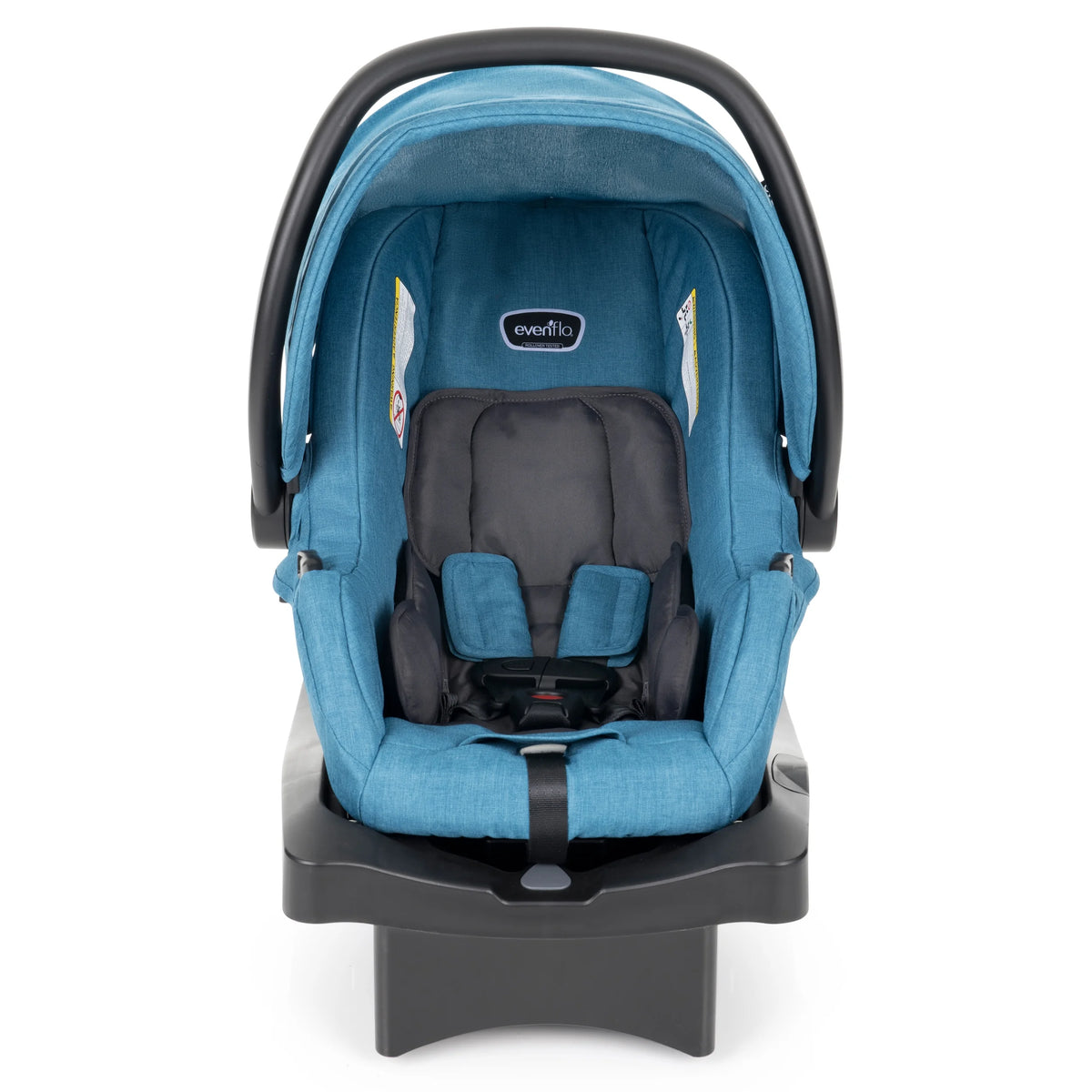 Système de voyage modulaire Evenflo Omni Plus avec siège auto pour bébé LiteMax Sport, gris Mylar, unisexe