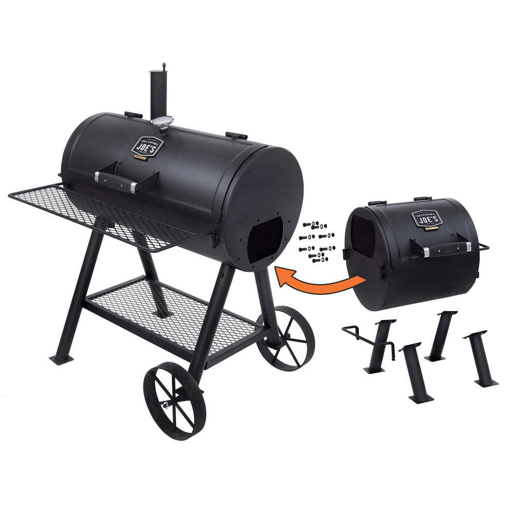Barbecue à charbon en forme de tonneau Oklahoma Joe's
