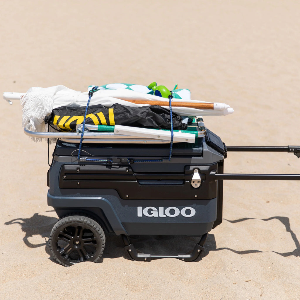 Glacière à roulettes Igloo Trailmate Journey 70 QT, Gris Carbonite