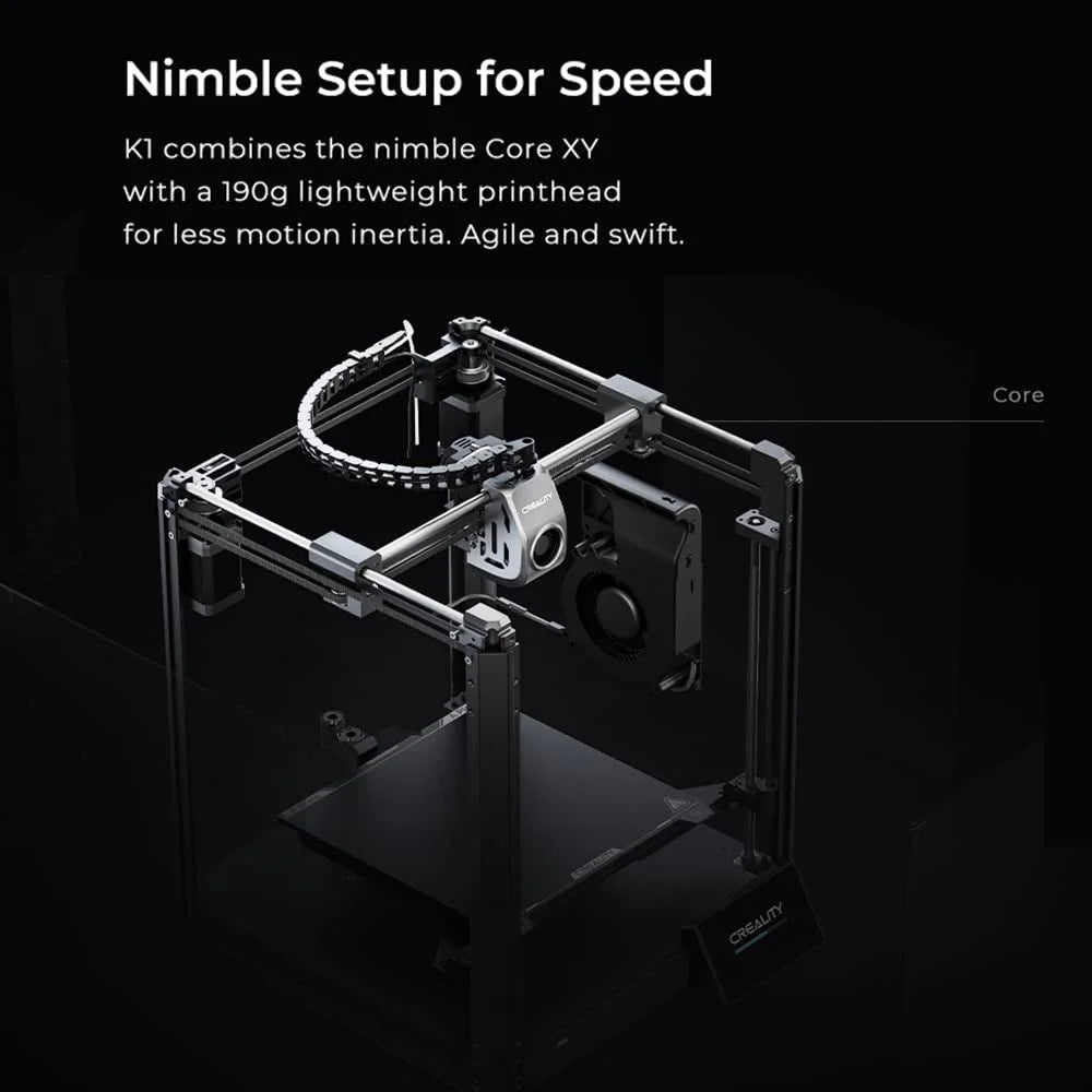 Imprimante 3D Comgrow Creality Smart G à nivellement automatique avec extrudeur à double entraînement, PLA ABS FLEXIBLE 250 mm