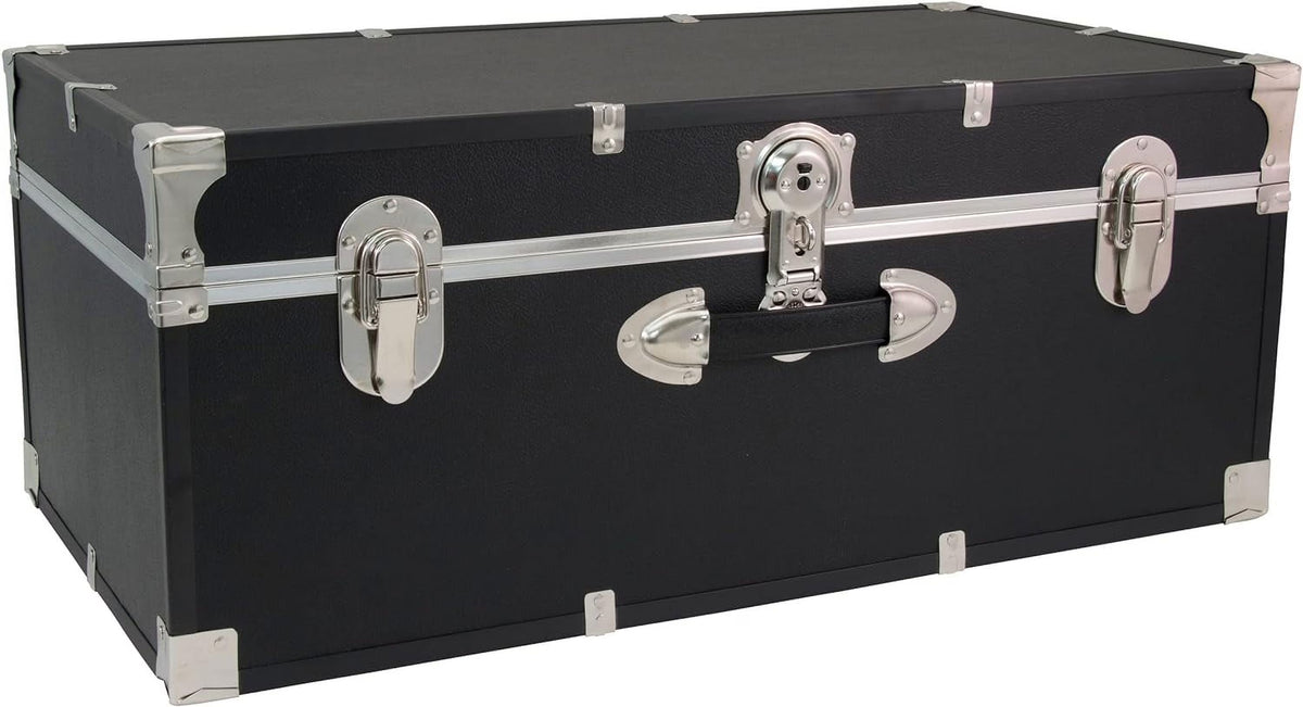 Coffre Seward Essential avec serrure, noir, 30 pouces
