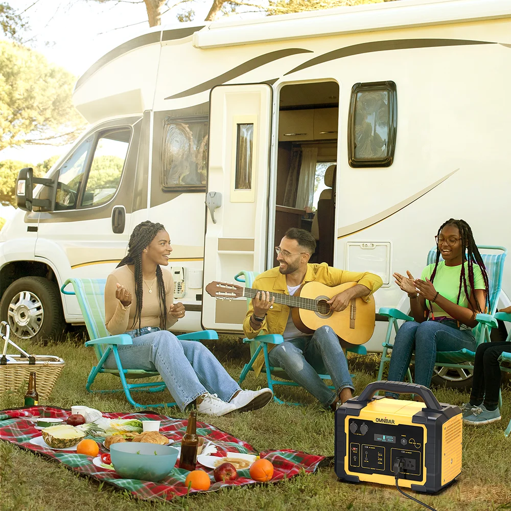 Station d’énergie portable Mondawe 1 000 W, générateur solaire 1 024 Wh avec prise CA pour la maison, le camping et les urgences