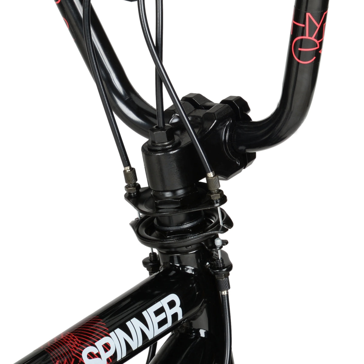 20 Hyper Bicycles Vélo BMX Spinner pour garçon, Noir, Tranche d'âge 8 à 13 ans, Enfant, Préadolescent