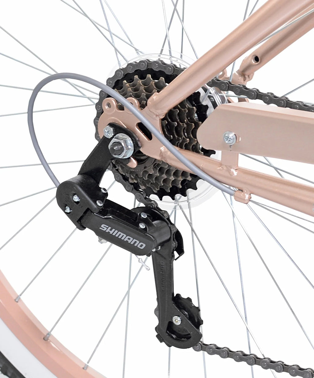 Vélo de promenade Kent Bayside 26 po pour femme, Or rose