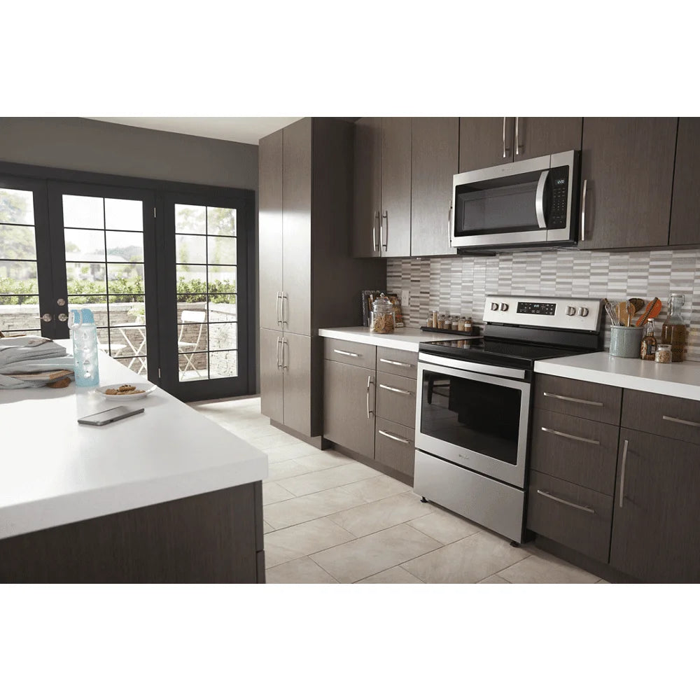 Combiné hotte et micro-ondes Whirlpool de 1,7 pi³ noir