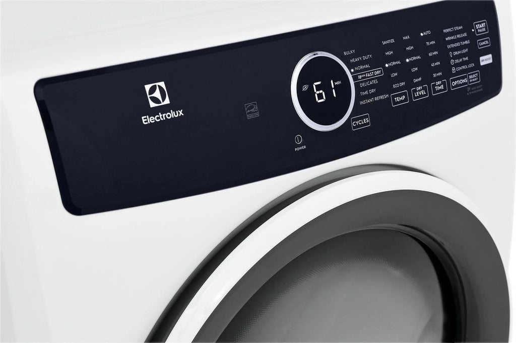 Sèche-linge électrique Electrolux à chargement frontal Perfect Steam avec rafraîchissement instantané, 8,0 pi³