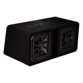 Enceinte de caisson de basses ventilée Kicker 44DL7S122 avec deux haut-parleurs L7S de 12 pouces, réglée sur 2 ohms