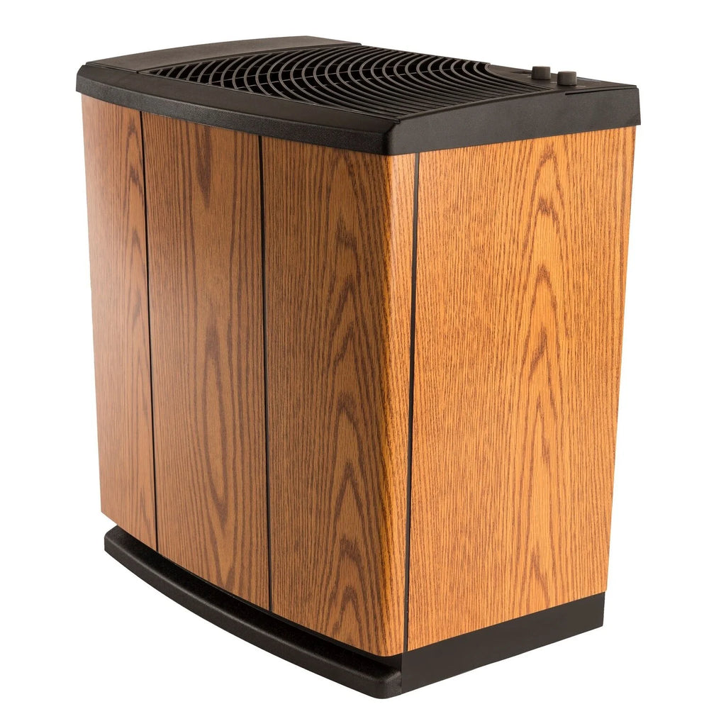 Humidificateur évaporatif numérique pour toute la maison de style console AIRCARE (chêne clair)
