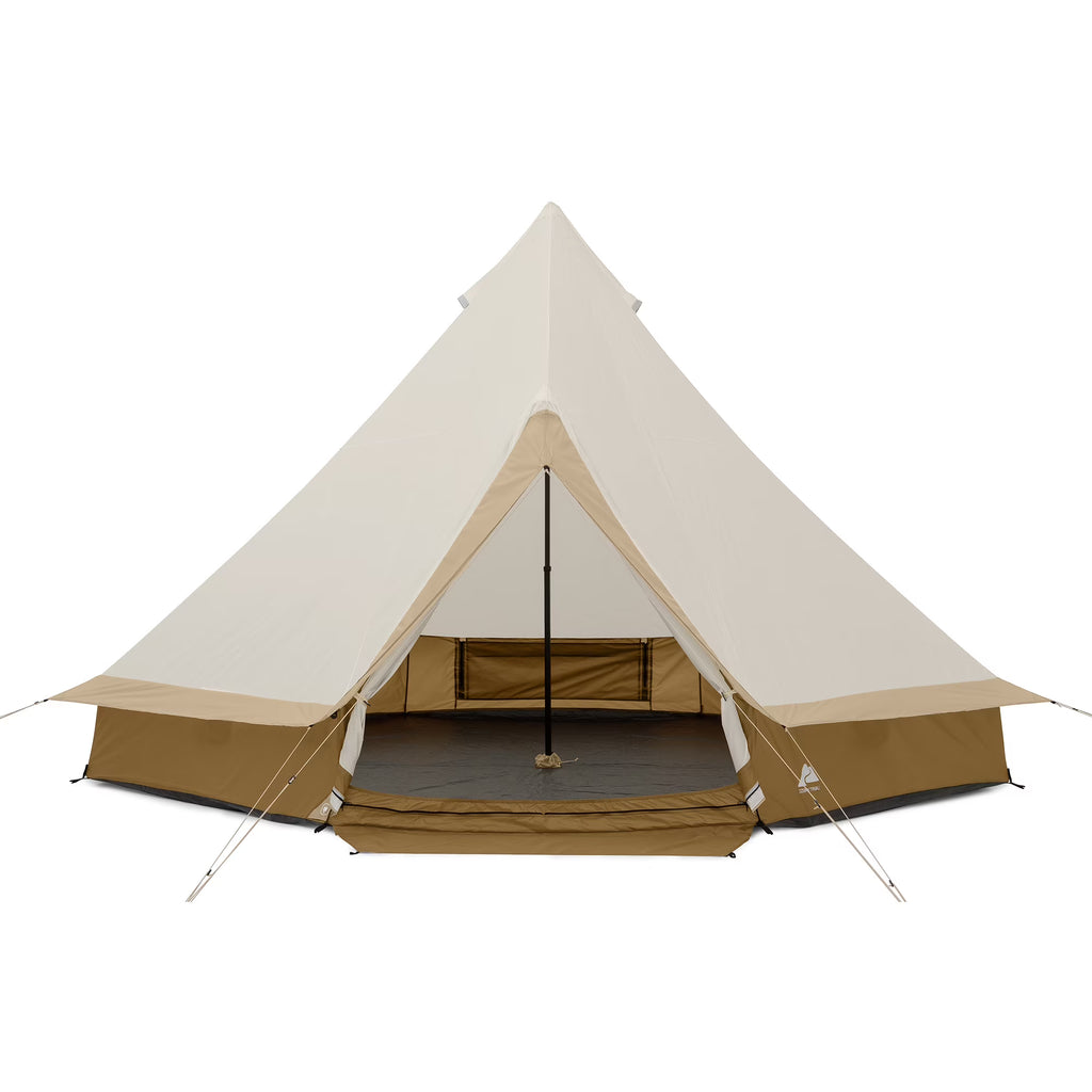 Tente cloche Ozark Trail 15' x 15' pour 8 personnes avec guirlandes lumineuses, 22,57 lbs