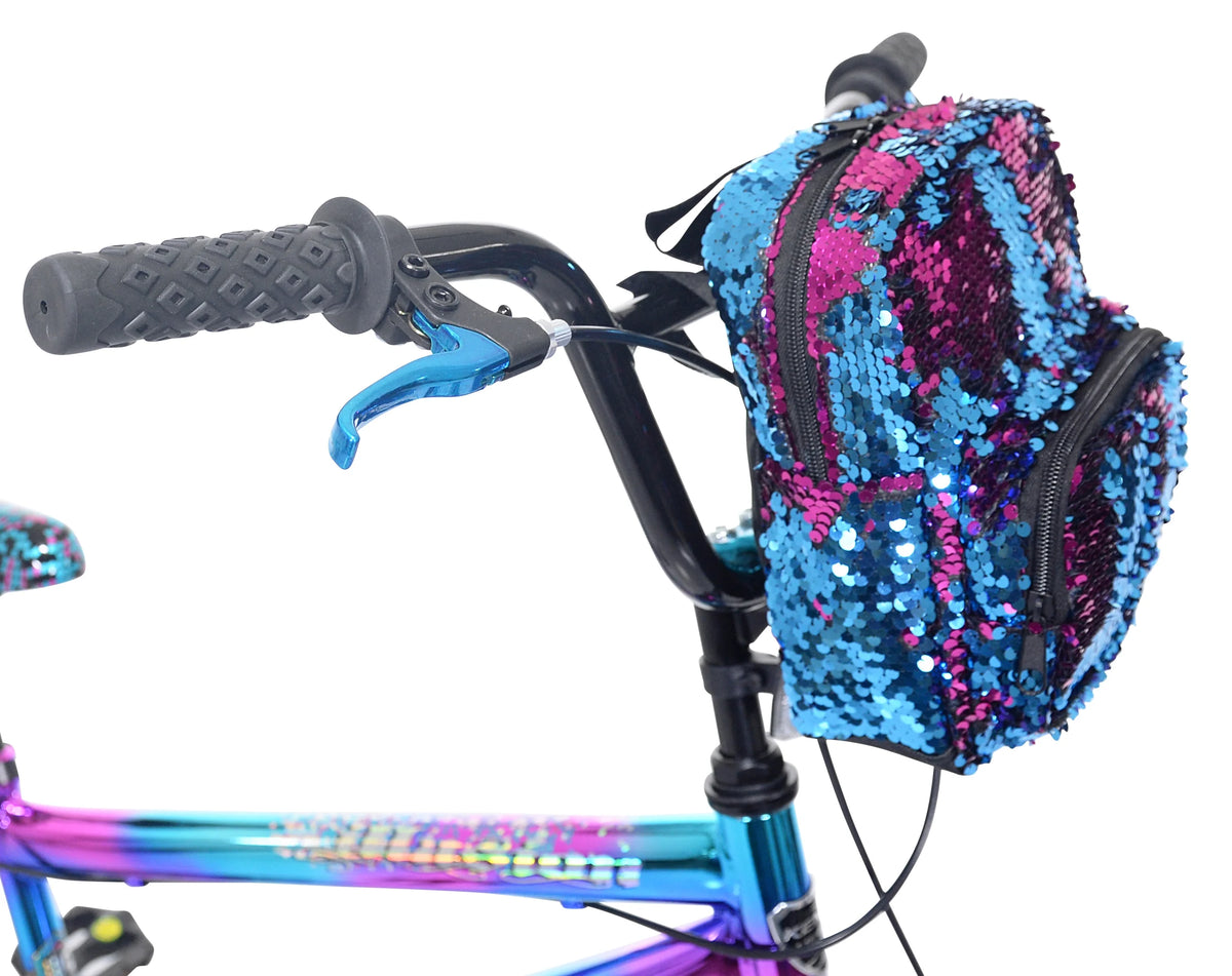 Vélo BMX 20 Kent Illusion, pour cyclistes de 1,27 à 1,52 m, Bleu/Violet, Enfant, Unisexe