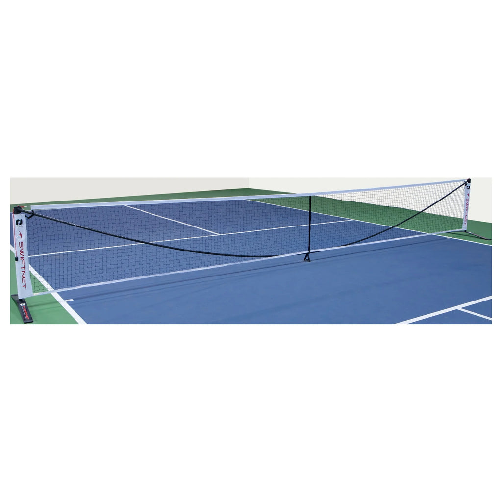 Système de filet portable pour pickleball SwiftNet 2.1| Fibre de carbone légère à haute tension + Matériau du cadre en alliage