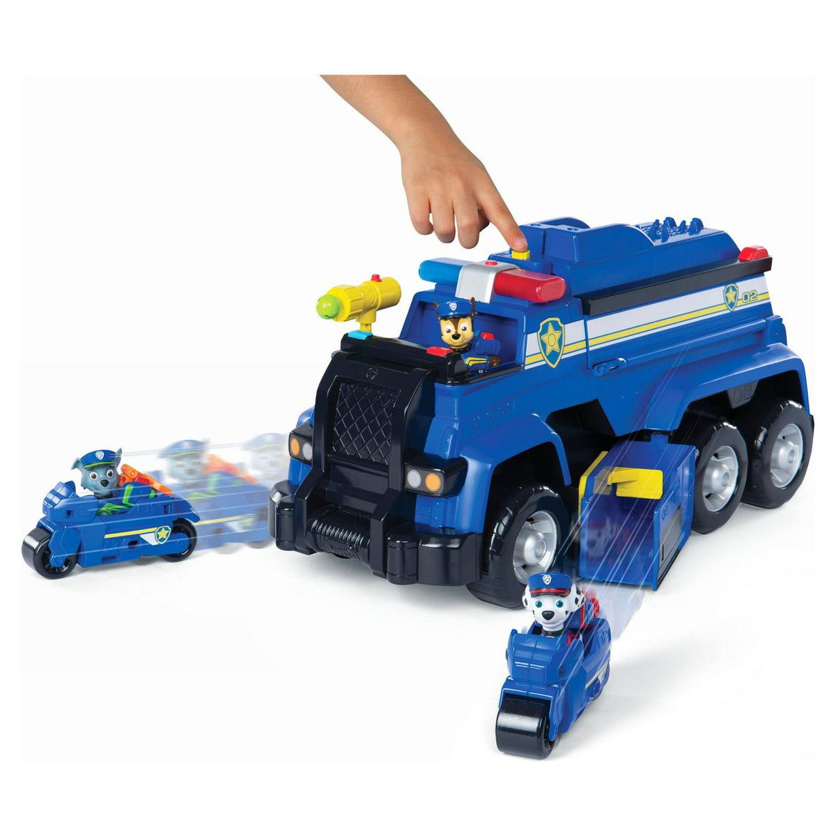 PAW Patrol. Véhicule ultime 5-en-1 de Chase avec lumières et sons. Pour les enfants à partir de 3 ans