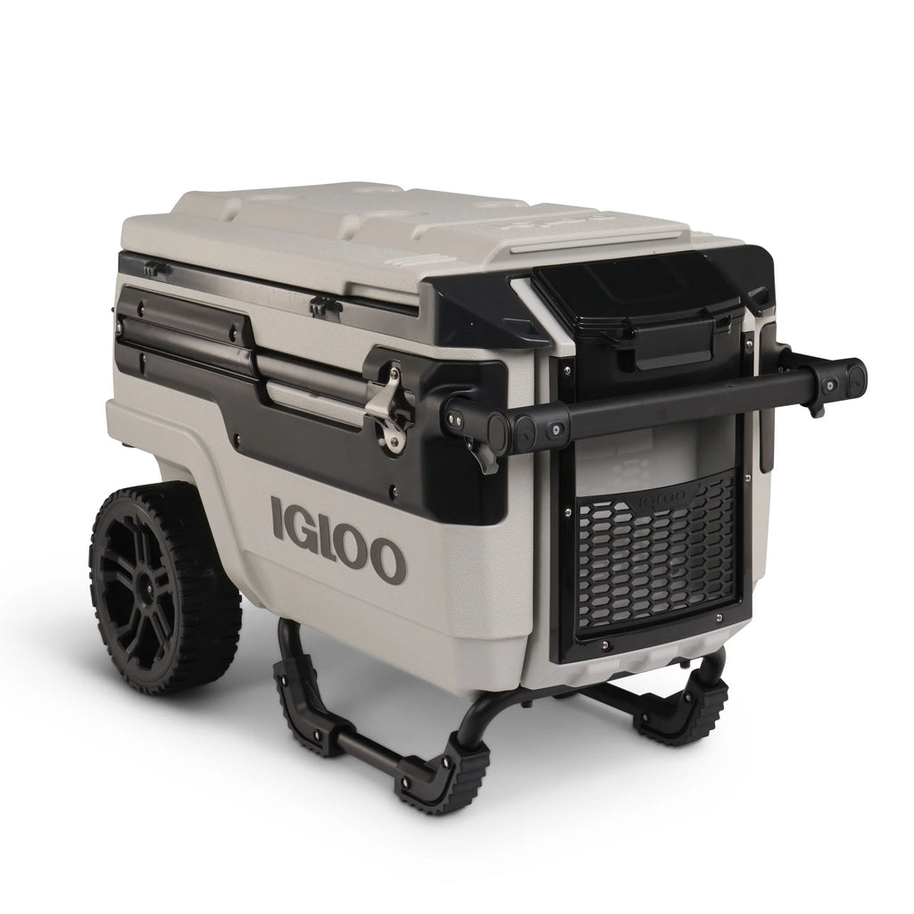 Glacière à roulettes Igloo Trailmate Journey 70 QT, Gris Carbonite
