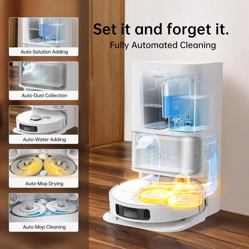 Aspirateur-laveur robot Dreame E20 Plus 3-en-1 avec technologie intelligente