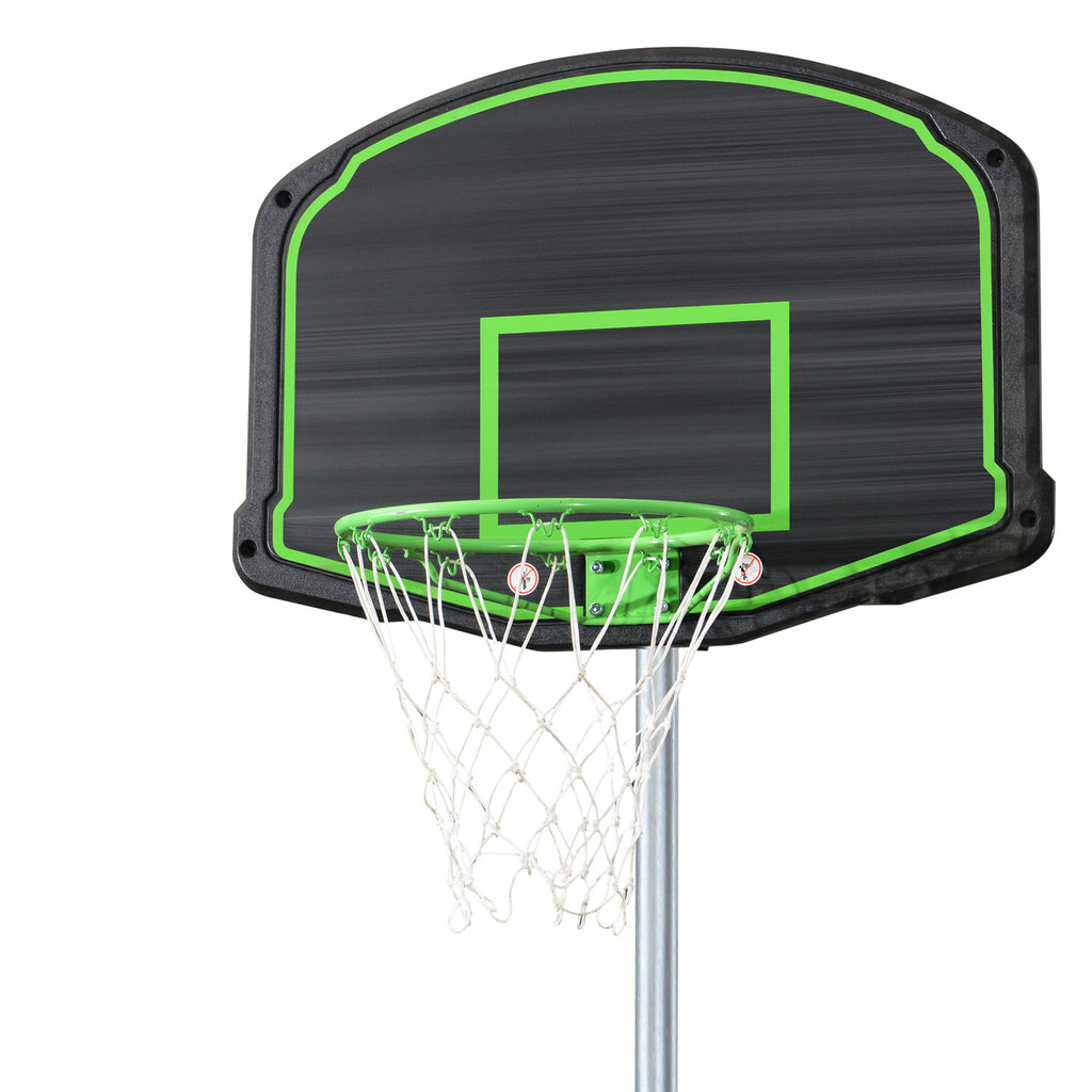 Trampoline de 12 pieds pour enfants et adultes, trampoline de loisir avec toboggan, balançoire, panier de basket et filet de protection, capacité de 600 lb pour 4 à 5 enfants